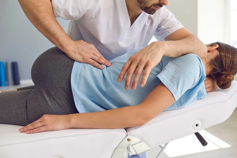 Chiropractic photo from Adobe Stock